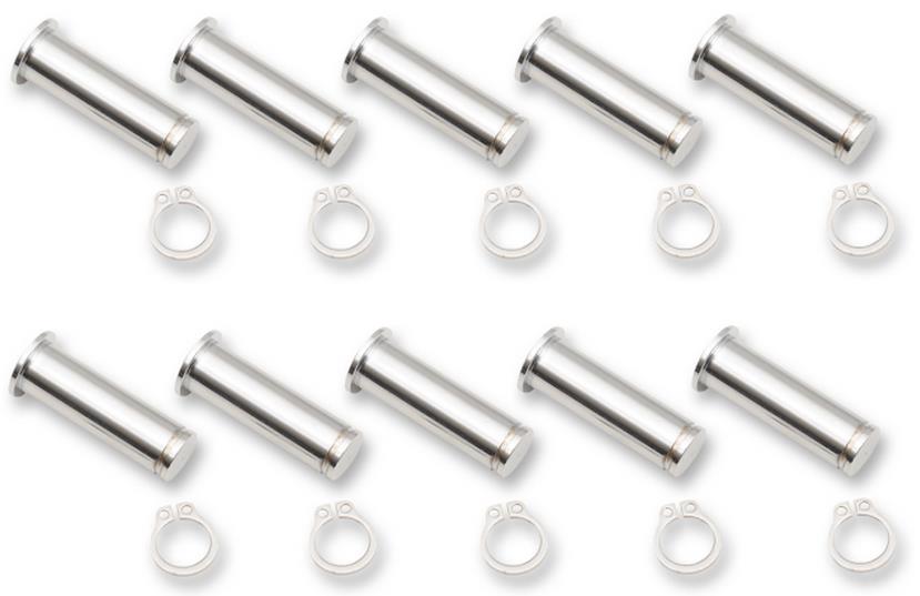 Pivot Pin/Clip Kit - Clutch Side - Chrome