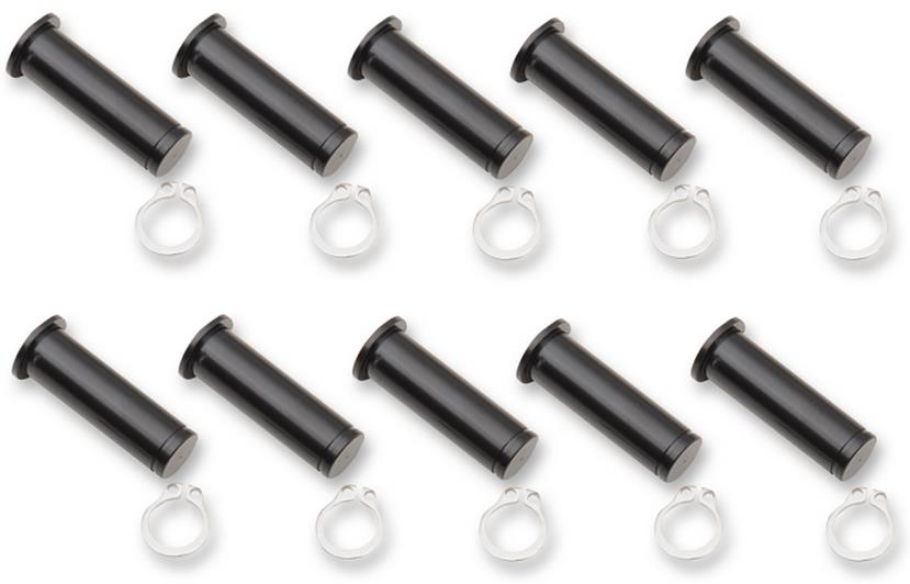 Pivot Pin/Clip Kit - Clutch Side - Black