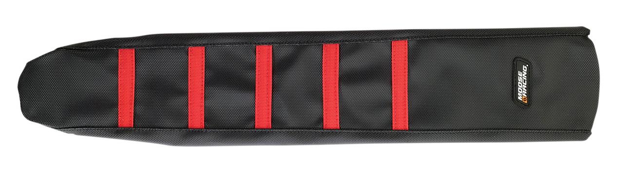 Ribbed Seat Cover - Black/Red Ribbed