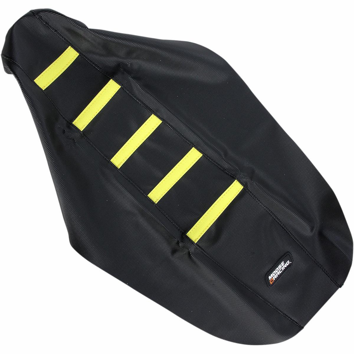 Ribbed Seat Cover - Black/Yellow Ribbed