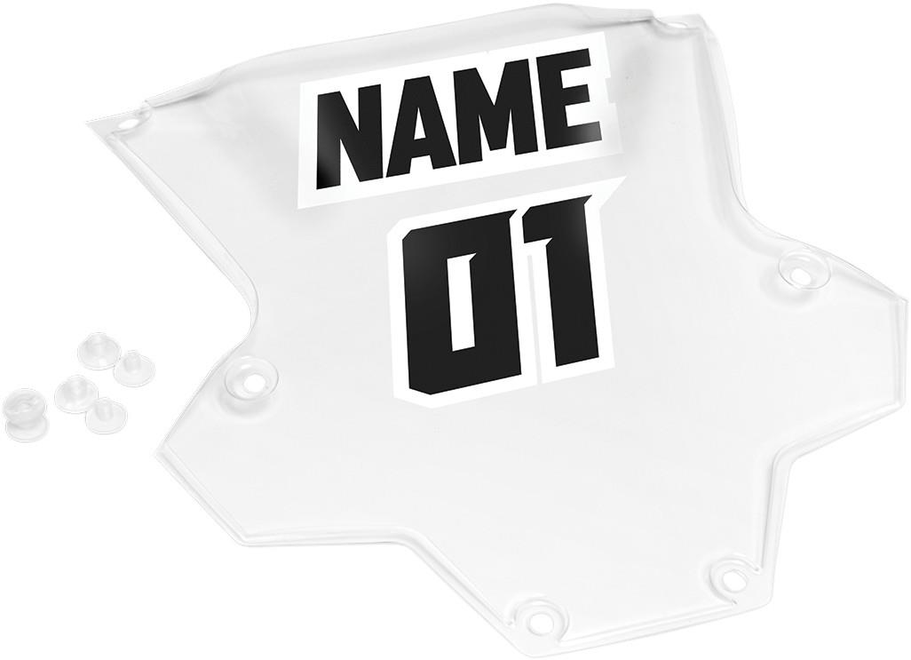 Number Plate for Sentinel XP Roost Guard - Clear