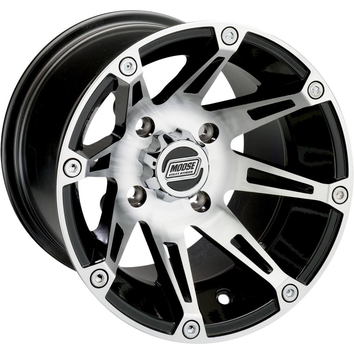 387X Wheel - 12x7 - 4+3 Offset - 4/110 - Machined/Black
