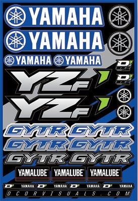 Decal Sheet - Yamaha YZF
