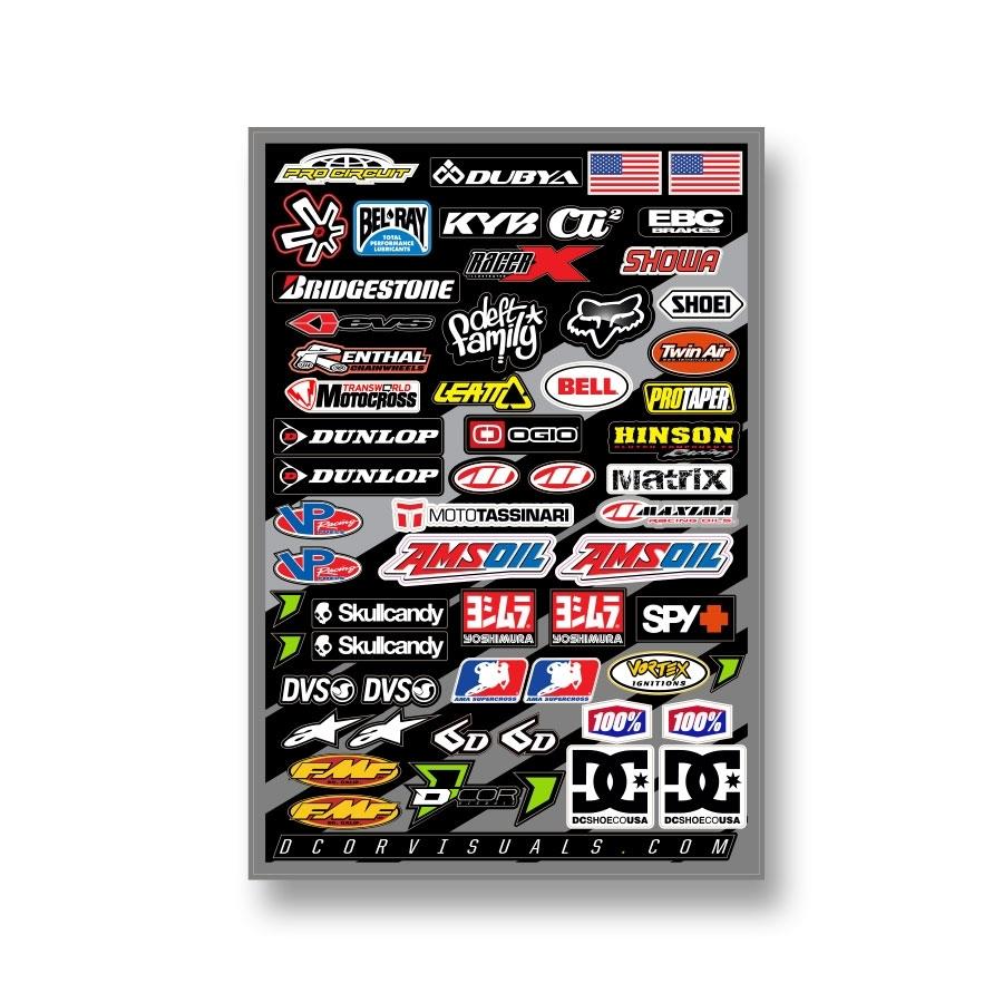 Decal Sheet - Misc MX Logos