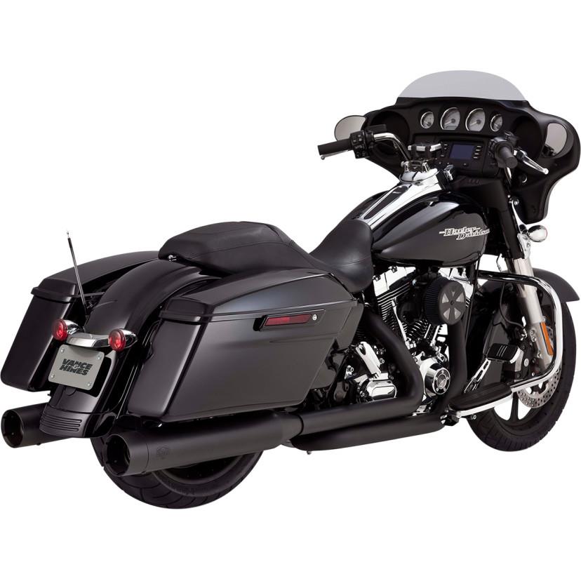 Oversized 450 Titan Slip-On Mufflers - Black