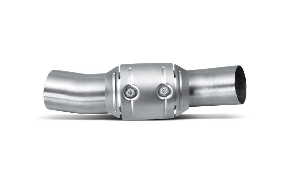 Optional Link Pipe with Catalytic Converter for Slip-On Line Exhaust - Stainless Steel