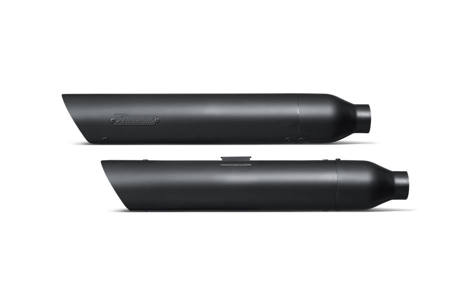 Slip-On Line Dual Mufflers - Black