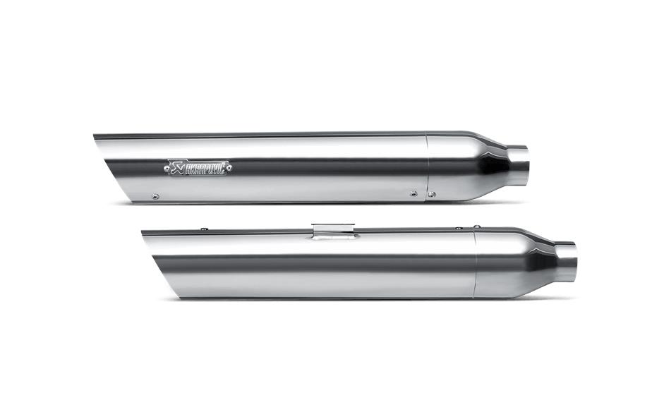 Slip-On Line Dual Mufflers - Chrome