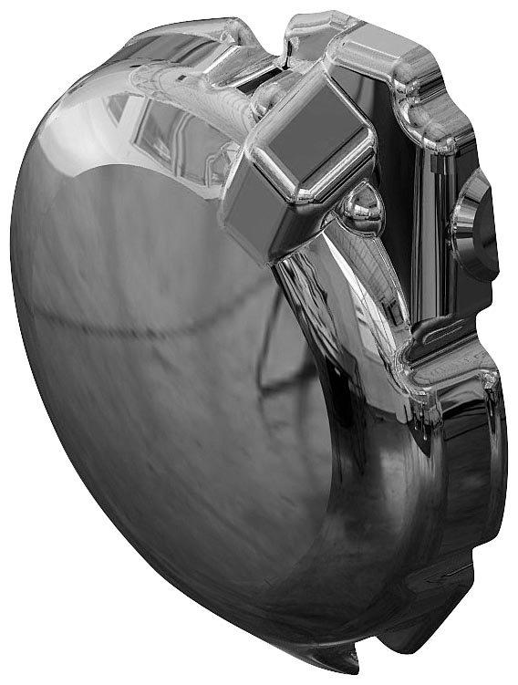 Chrome Engine Case Cover