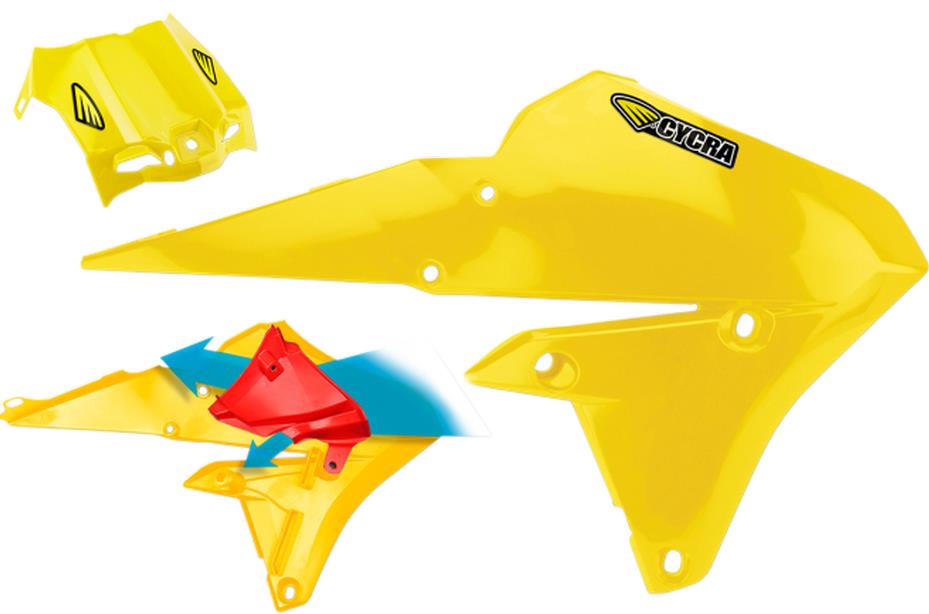 Powerflow Intake Radiator Shrouds - Lighting Gold