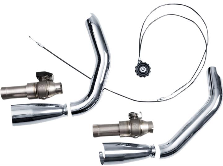 Sound Valve Systems for Slip-Ons with Chrome Heat Shields