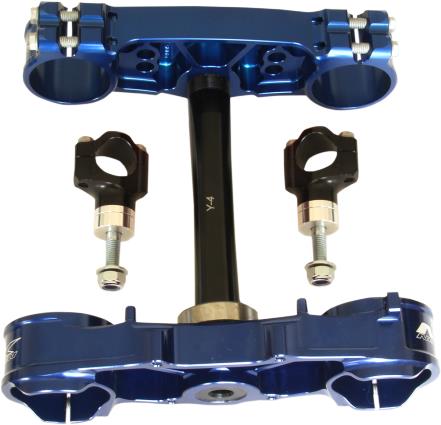 Standard Triple Clamps - Standard Offset - Blue