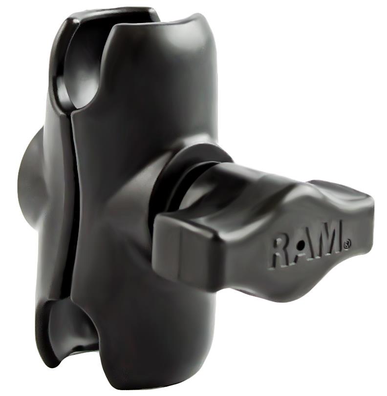 RAM Short Double Socket Arm for 1in. Ball Bases