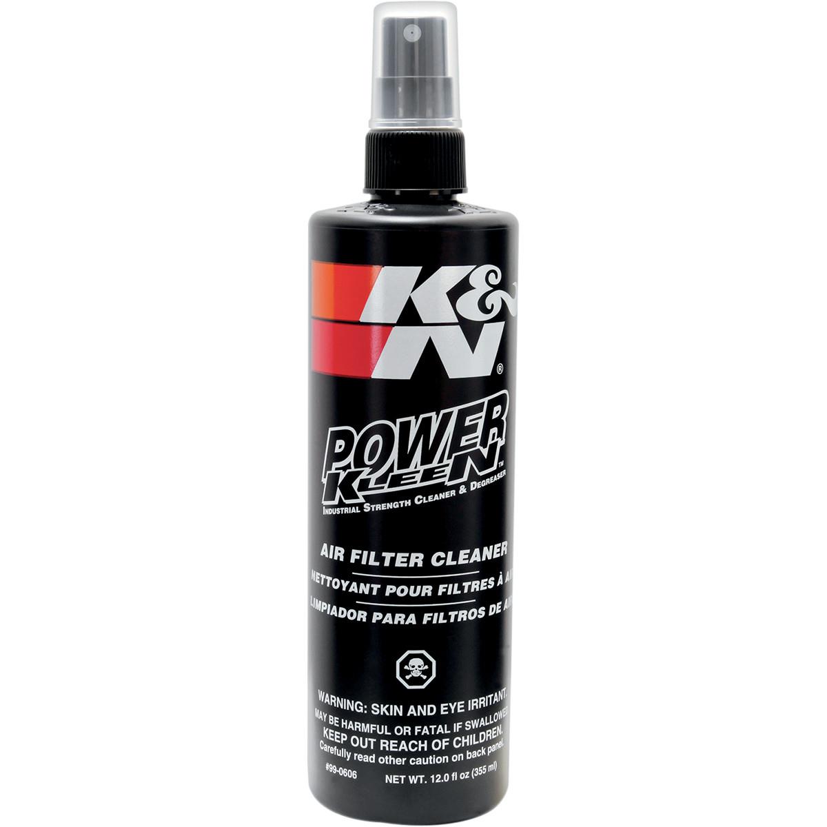 Power Kleen Air Filter Cleaner and Degreaser - 12oz. Squirt Bottle