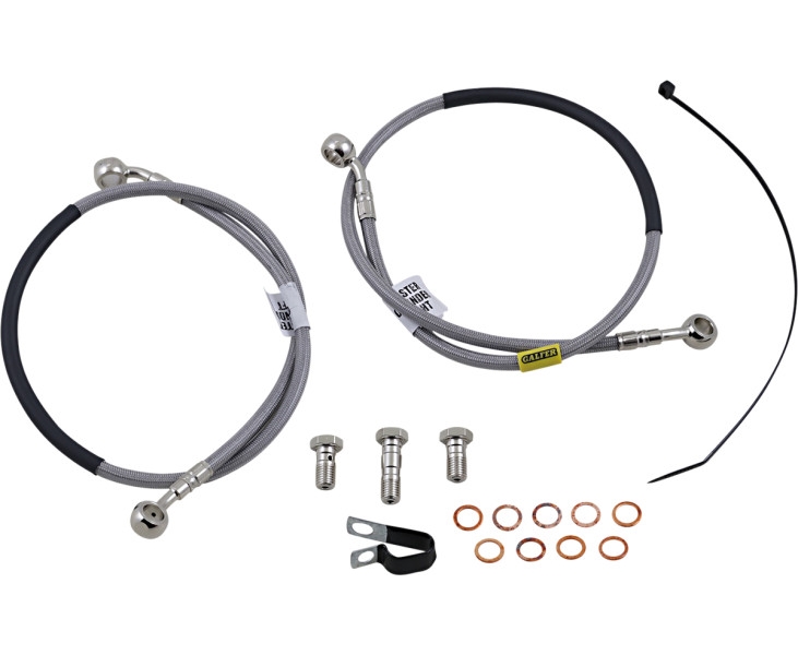 Stainless Steel Front Hydraulic Brake Line Kit