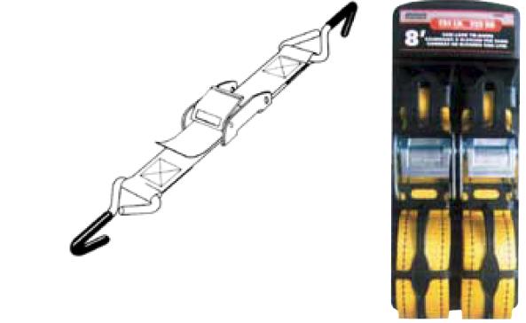 2in. x 8ft. - 2 Cam Buckle Tie Downs