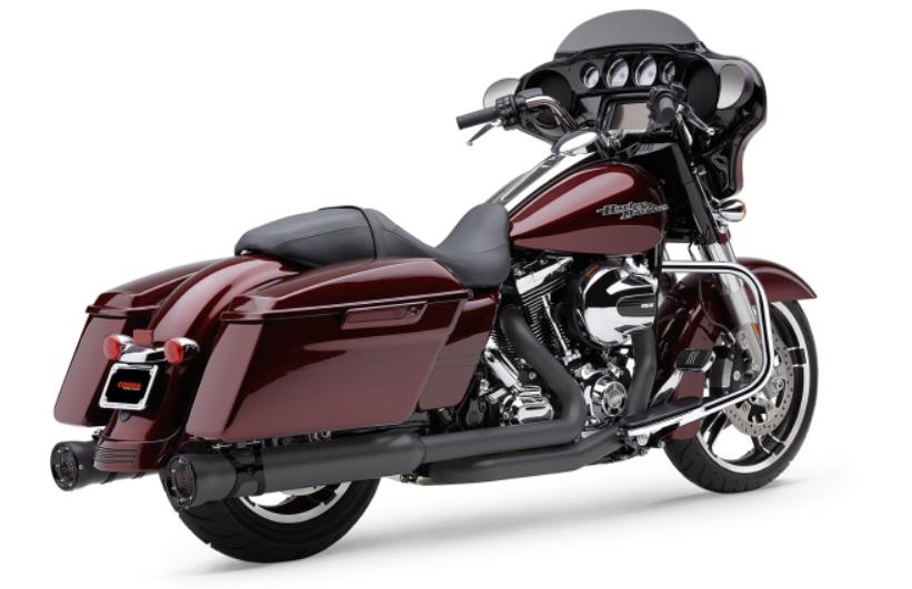 4.5in. Slip-On Muffler with Race-Pro Tips - Black