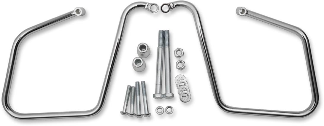 Chrome Saddlebag Support Brackets