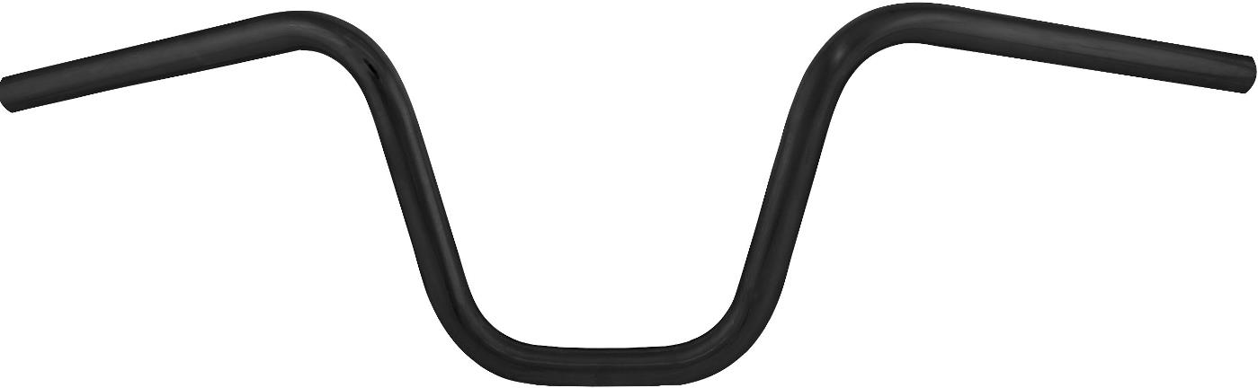 1in. Narrow Mini Ape Handlebar - 6.5in. - Gloss Black
