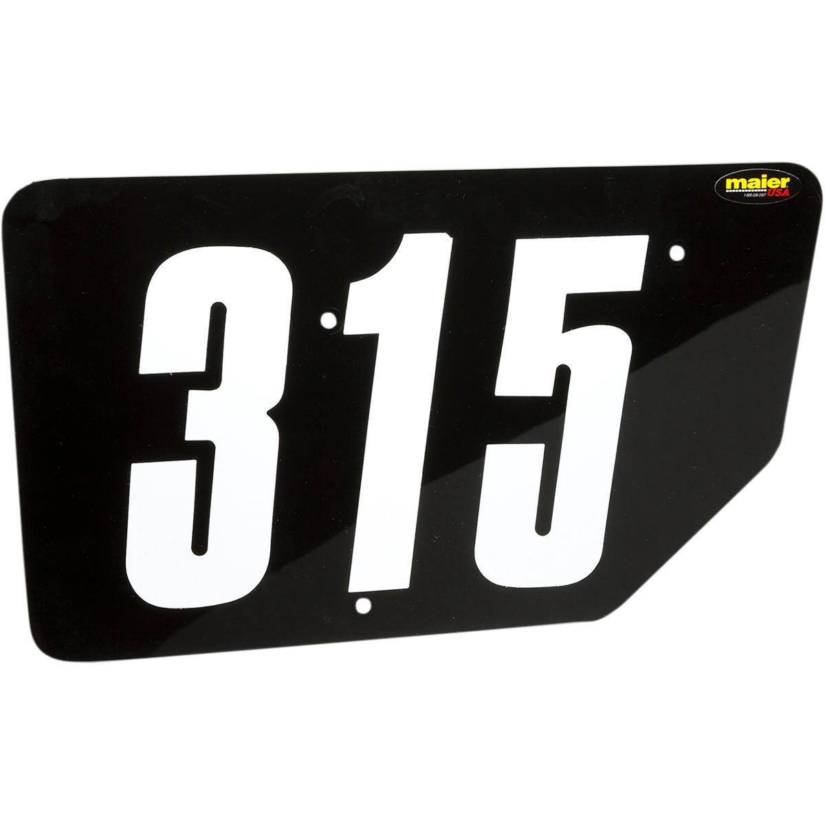 Rear Number Plate - Black