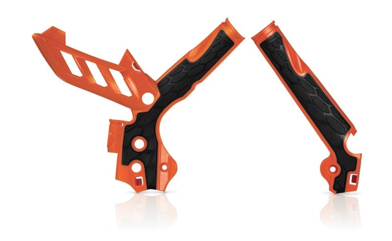 X-Grip Frame Guards - Orange/Black