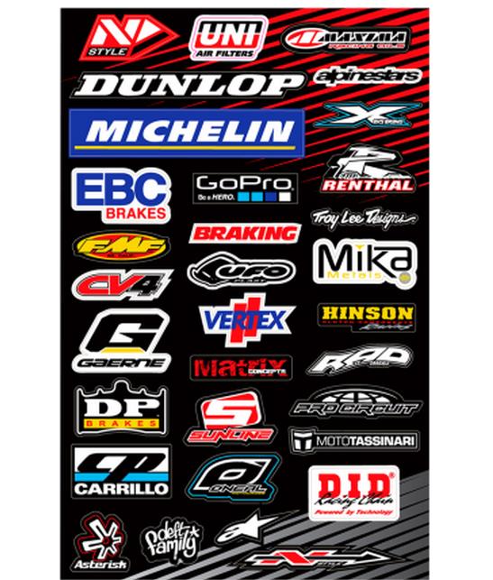 Large Logo Sticker Kit - Style 5