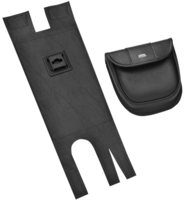 EZ Mount Pouch for Saddlebags without Guardrails - Left - Black