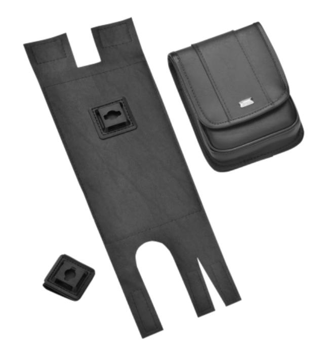 Compact EZ Carry Pouch for Saddlebags without Guard Rails - Left
