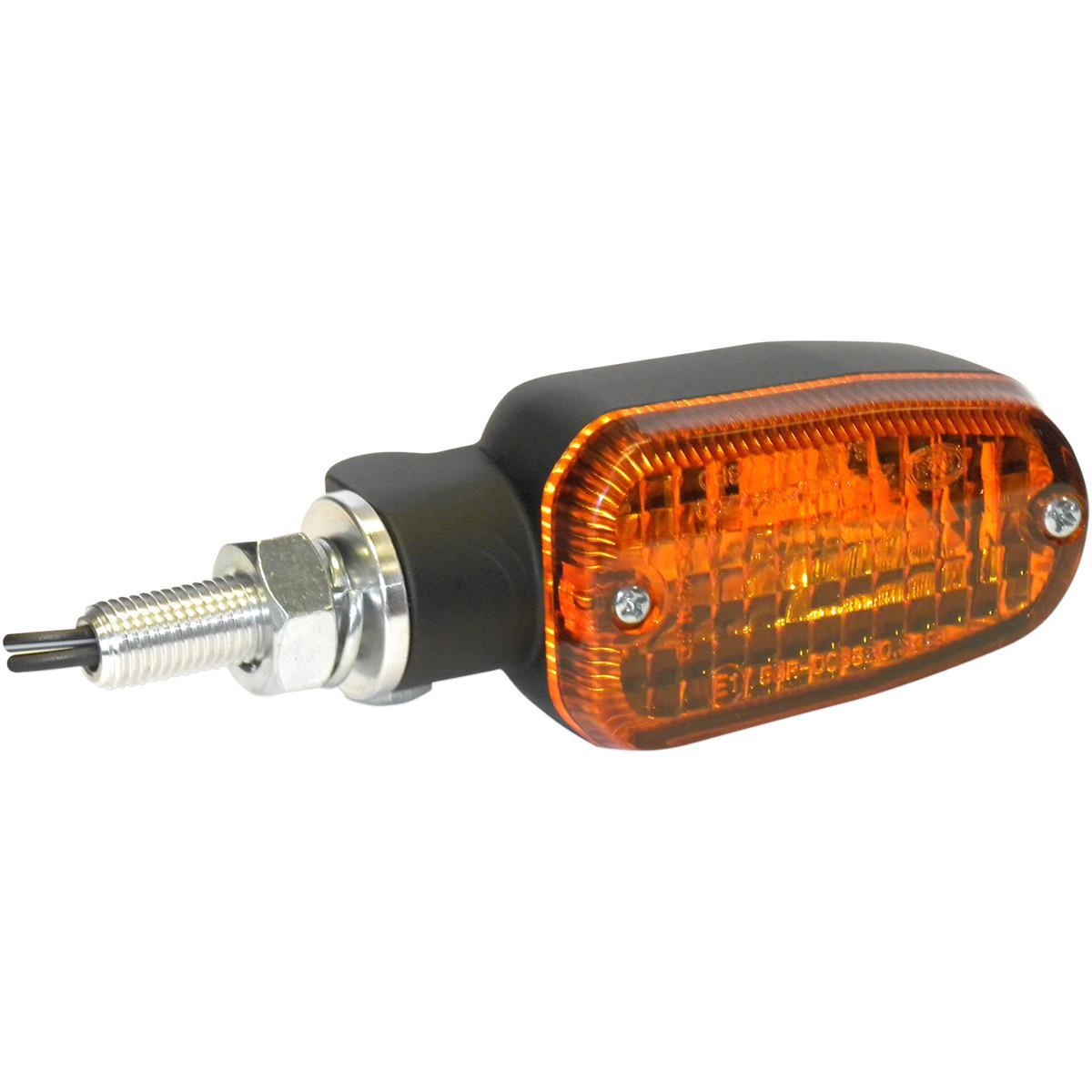 DOT Incandescent Marker Lights - 2 wires - Black/Amber