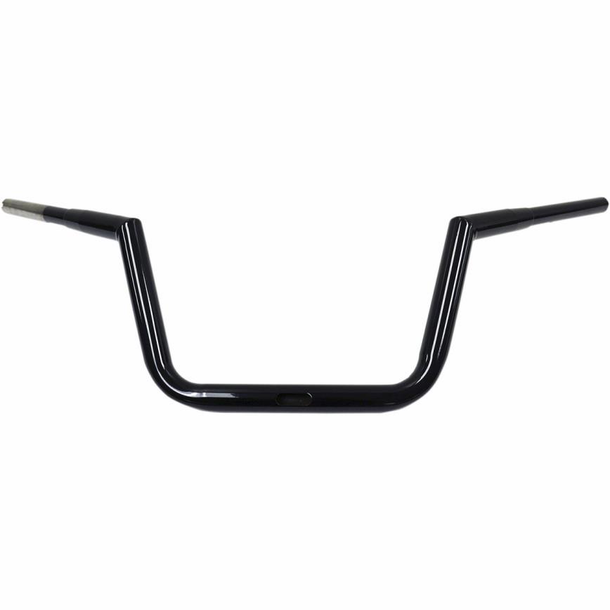 1-1/4in. Hefty Twin Peaks Handlebar - 8in. - Gloss Black Powdercoat