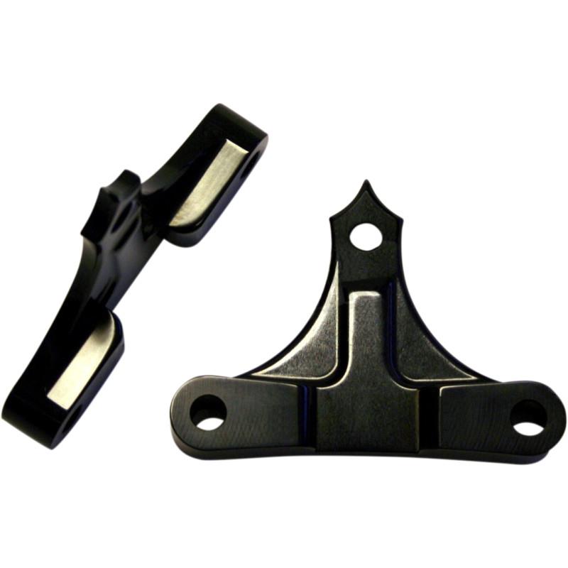 .4375in. Hot Legs/Bagger Legs Spacer for 6 3/8in. Wide Fender - Black