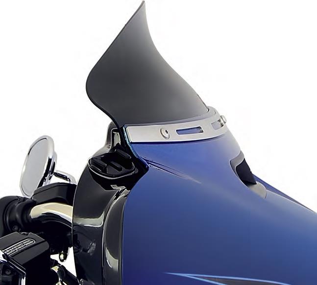 Flare Windshield - 5in. - Black