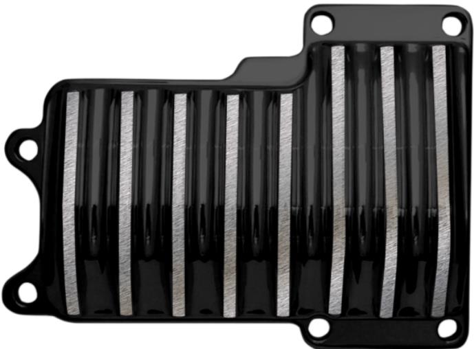 Finned Transmission Top Cover - Black