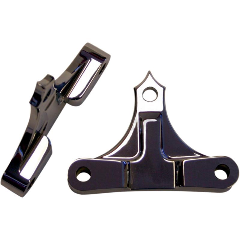 .4375in. Hot Legs/Bagger Legs Spacer for 6 3/8in. Wide Fender - Chrome