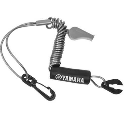 Boat Lanyard with Whistle - Silver