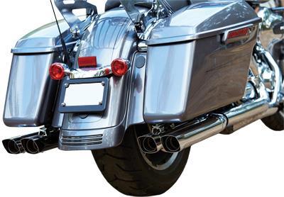 Double Down 2.5in. Touring Slip-Ons - Chrome