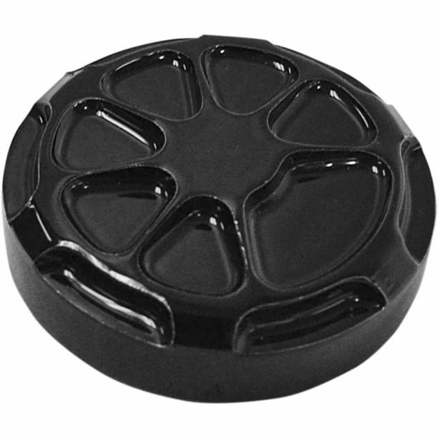 Fusion Oil Dipstick Cover - Decadent Black Powdercoat