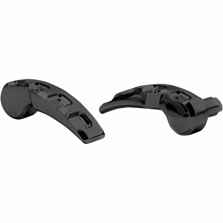 Fusion Saddlebag Latch Handles Set - Decadent Black Powdercoat