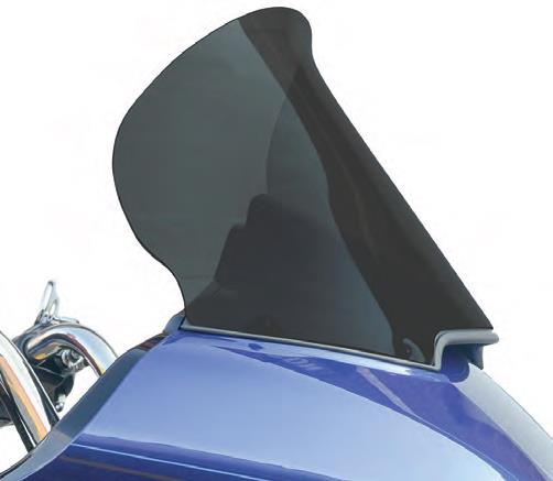 Pro-Touring Flare Windshield - 12in. - Dark Smoke