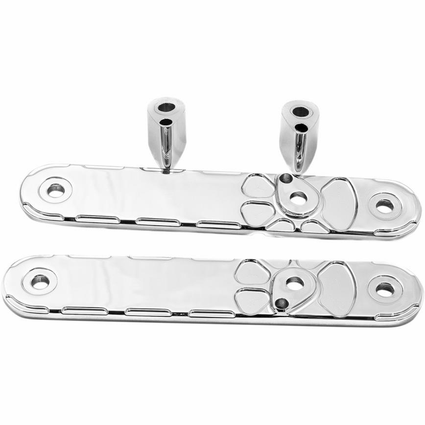 Fusion Front Turn Signal Mounts - Artistic Chrome