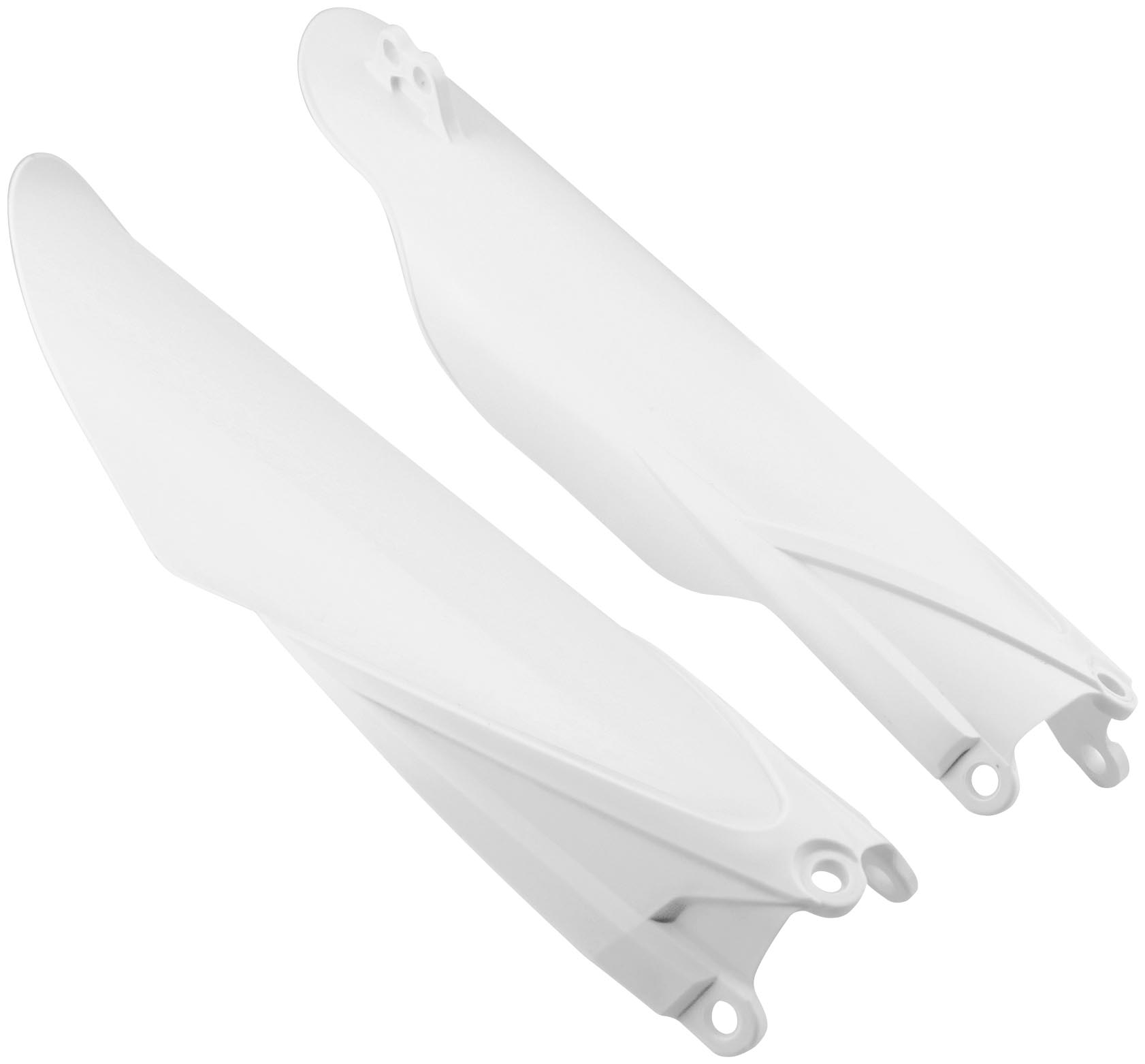 Lower Fork Guards - White
