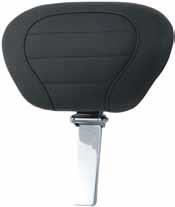 Trike Deluxe Touring Driver Backrest Pad and Post