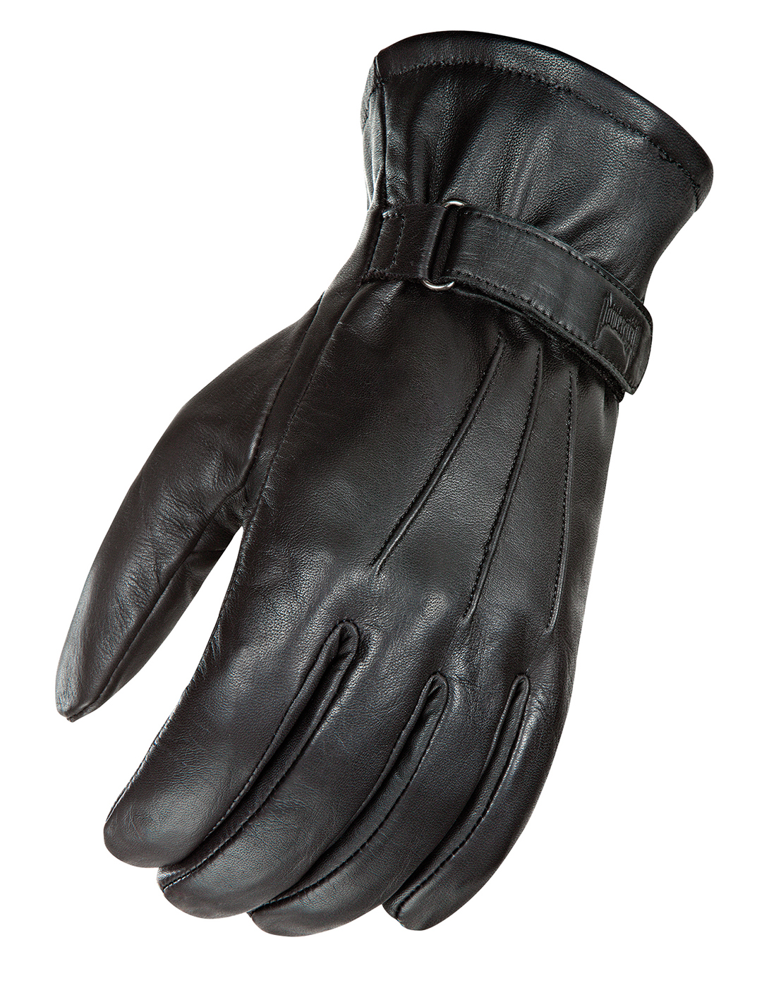 Jet Black Lined Gloves
