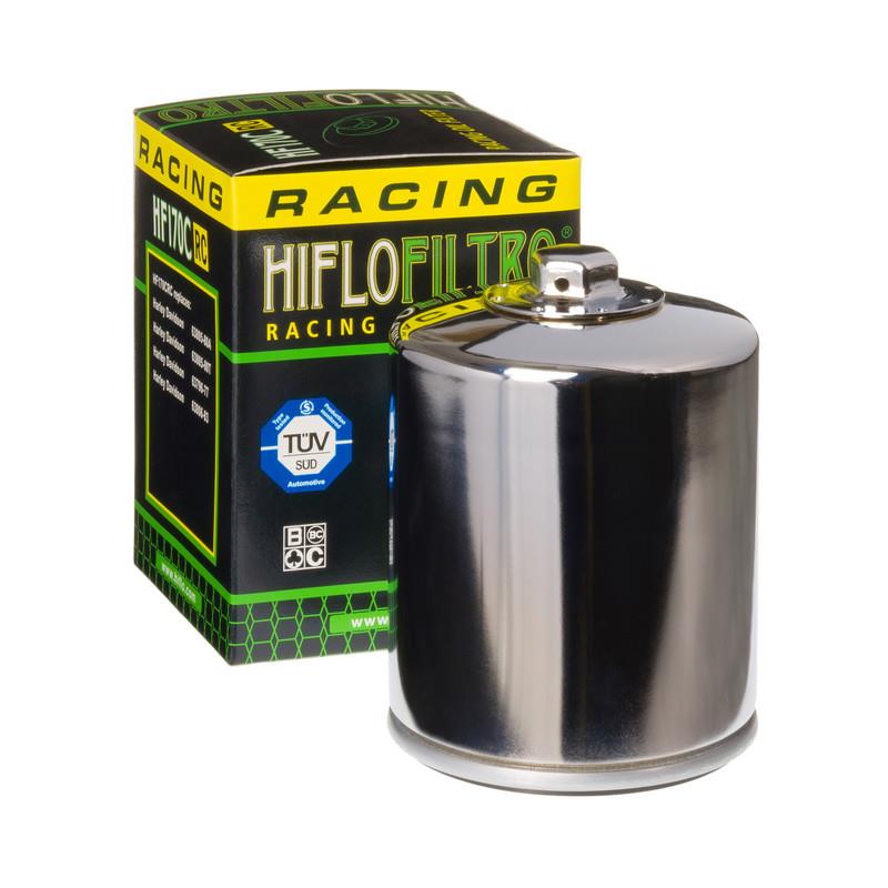 RC High Performance Oil Filter - Chrome