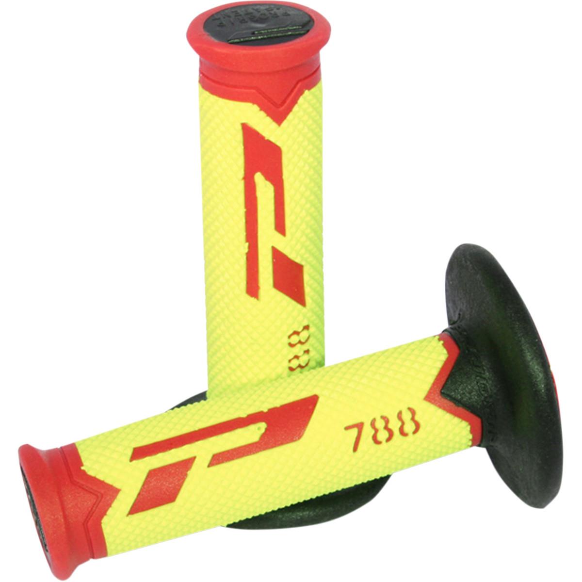 Cross Triple Density 788 Grips - Red/Yellow/Black