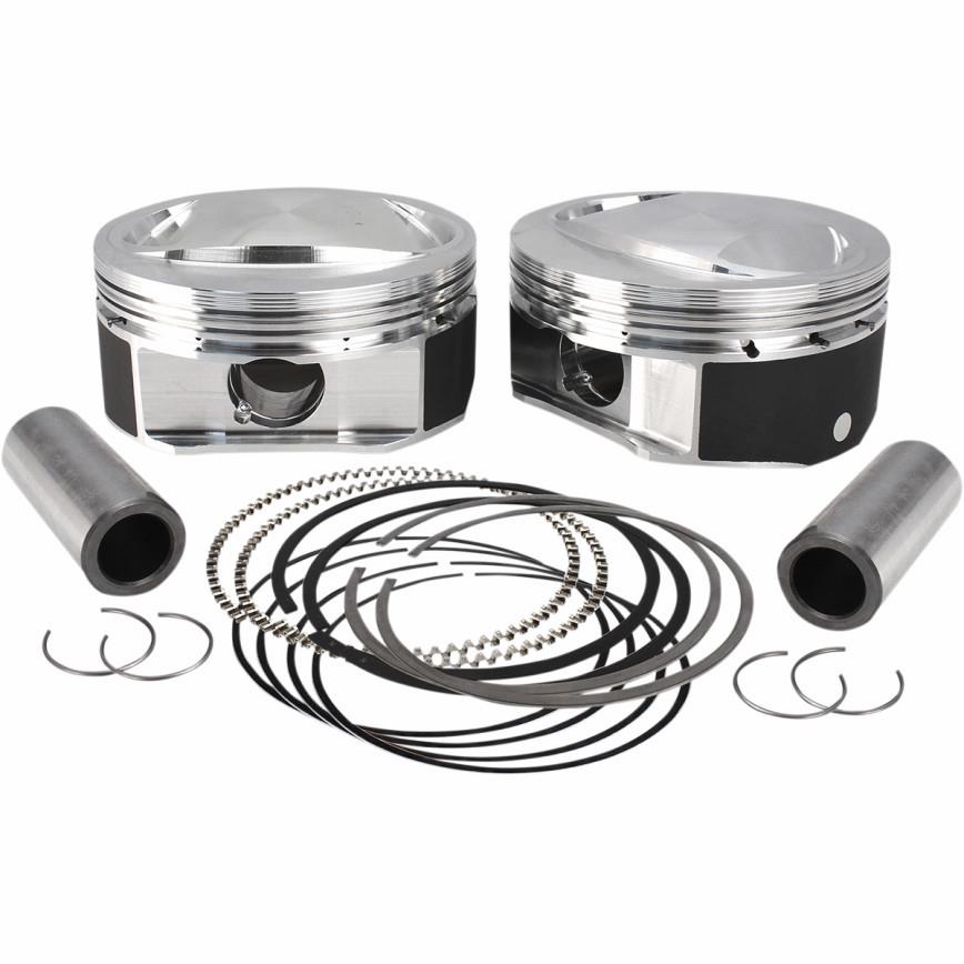 High Compression Piston Kit - .010in. Oversize to 4.00in. - 10.6:1 Compression