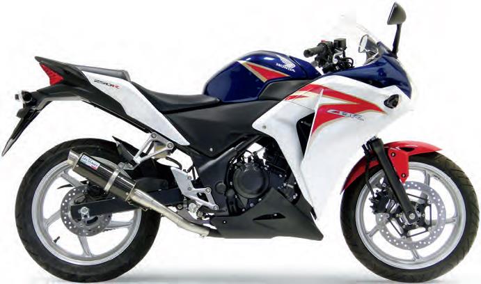 GP Corsa Slip-On - Carbon Fiber Muffler - Stainless End Cap