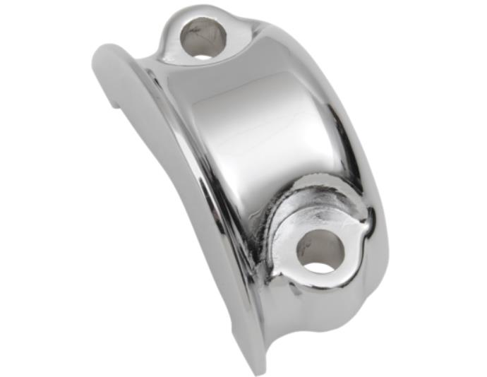 Clutch and Brake Control Clamp Halves - Chrome