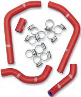 Radiator Hose/Clamp Kit - Red