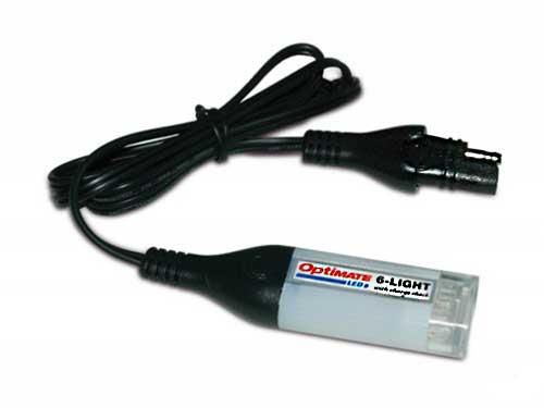 Optimate LED Flashlight with Battery Status Display - 40in. L